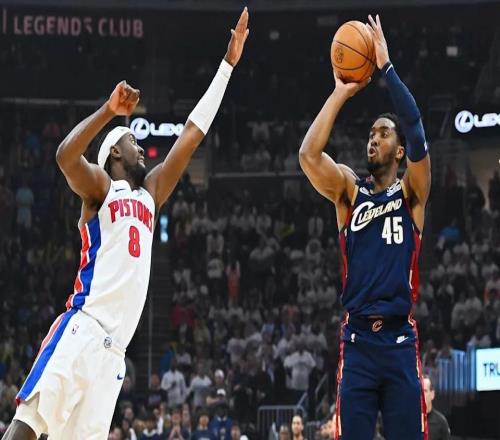 米切爾半場(chǎng)39分追平NBA季后賽紀(jì)錄，騎士扳平總比分
