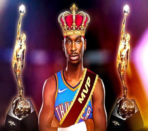 牛叉，雷霆隊(duì)亞歷山大蟬聯(lián)MVP，成為NBA史上第14位蟬聯(lián)MVP的球員