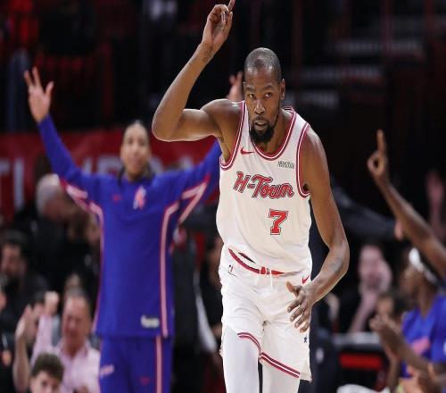 恭喜火箭隊！杜蘭特12次入選最佳陣容，一壯舉讓KD創NBA歷史第一