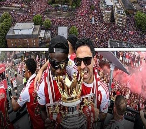 DAZN：超150萬人參加阿森納英超奪冠游行，創英格蘭紀錄