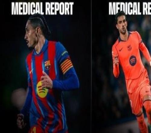 巴萨官方：拉菲尼亚已可以登场，费兰因