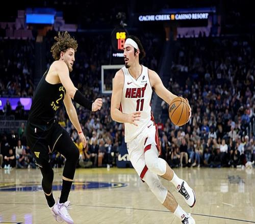 被勇士完爆了！热火锋线新星在攻防两端都没有起到应有的作用