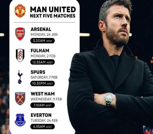 曼聯(lián)戰(zhàn)阿森納兩人傷缺！卡里克欲破不勝魔咒，穿黑衣復(fù)制林皇奇跡