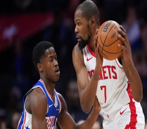 火箭费城到最后，又是杜兰特承担所有