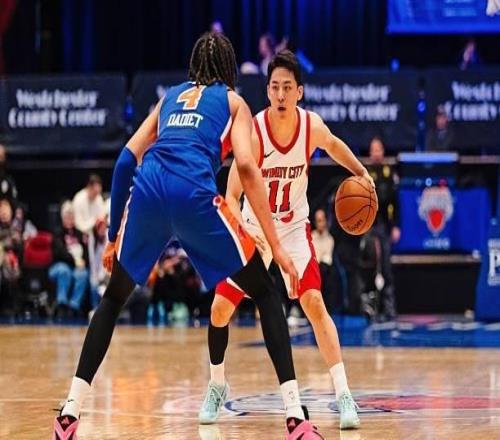 手感不佳，河村勇辉G联赛7中1仅得3分