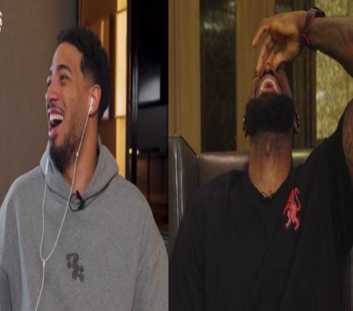 說的人是我！哈利透露奧運坐冷板凳真實想法老詹被逗得仰天大笑