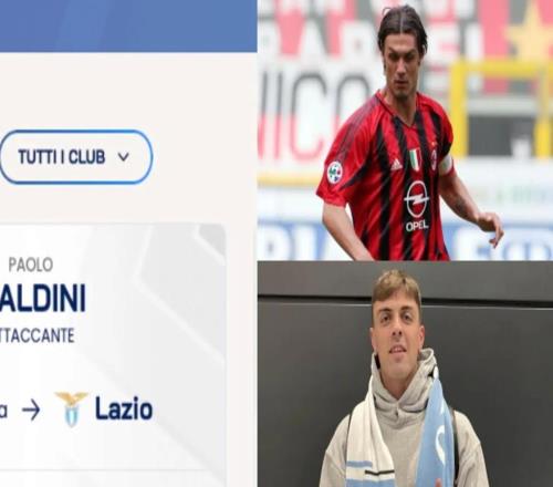 意甲官網(wǎng)將小馬爾蒂尼的名字寫成了保羅馬爾蒂尼，現(xiàn)已更正