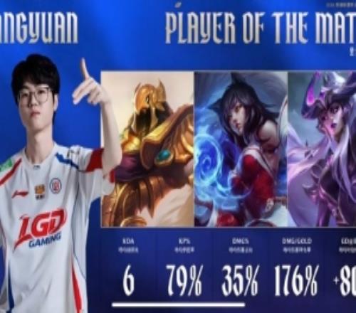 POM拿下！鍋盔看LGD戰(zhàn)勝UP：多拿場最佳！圓神！