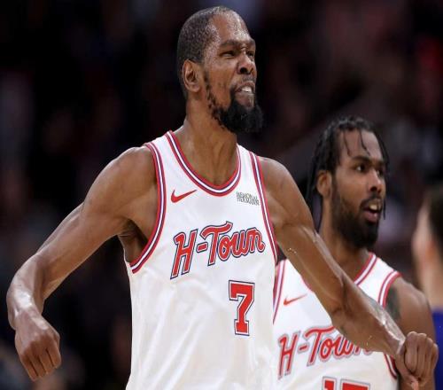 火箭末節(jié)23中4被文班一人打爆！KD要球被無(wú)視太沮喪再吞里程悲