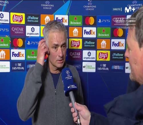 穆里尼奧：換人的時(shí)候，我以為我們晉級(jí)了