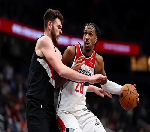 輕松打爆開拓者內(nèi)線！奇才榜眼郎本賽季的進(jìn)步幅度真是太驚人了