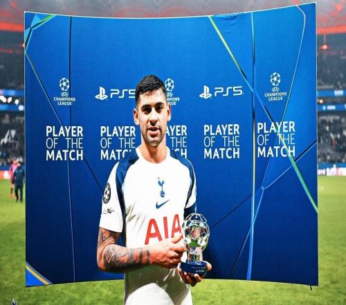 鋼鐵隊長，羅梅羅當(dāng)選與法蘭克福一役歐冠全場最佳球員