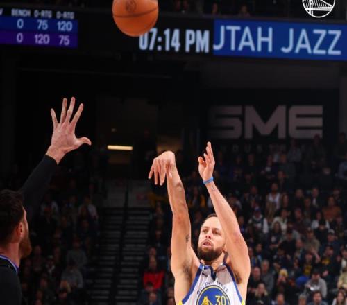 库里27分生涯总得分超真理勇士送爵