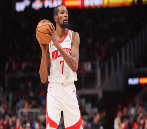 出場(chǎng)時(shí)間終于減少了！火箭在這場(chǎng)大勝中只讓杜蘭特出場(chǎng)34分多鐘