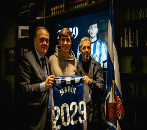 官方：皇家社會(huì)與中場(chǎng)球員巴勃羅馬林續(xù)約至2029年