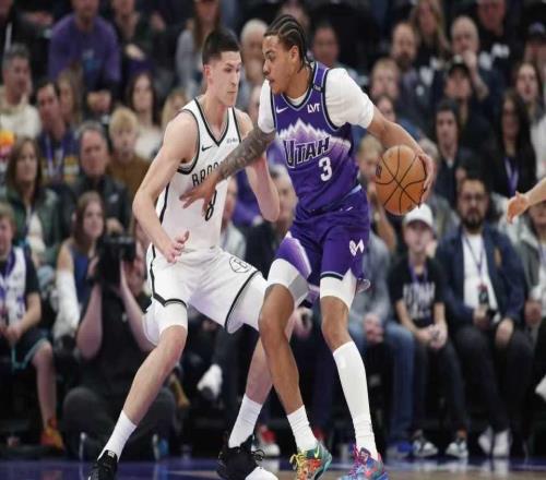 新秀歷史第一人！杰明連續(xù)34場(chǎng)命中三分籃網(wǎng)滅爵士終結(jié)7連敗