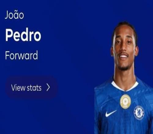 替補傳射，若昂佩德羅當(dāng)選切爾西vs西漢姆全場最佳球員