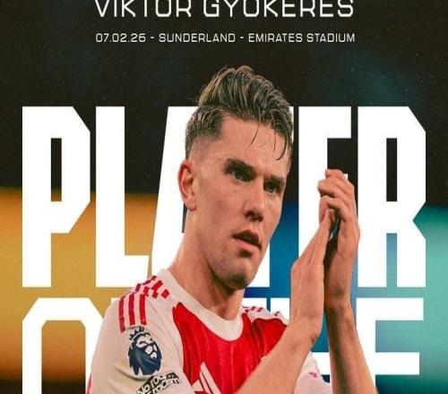 完成雙響，哲凱賴什當選與桑德蘭一役阿森納隊內最佳球員