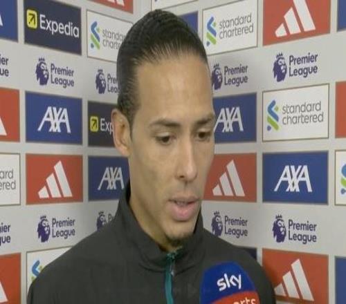 范戴克：下半場我們踢得要好很多被判點球只能怪我們自己