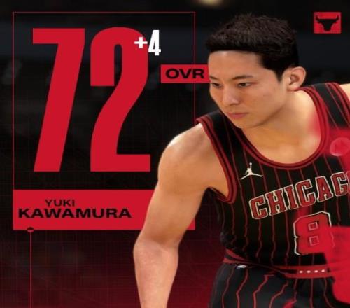 河村勇辉2K评分涨4点,上升至72,他将成为亚洲最具代表性球员!