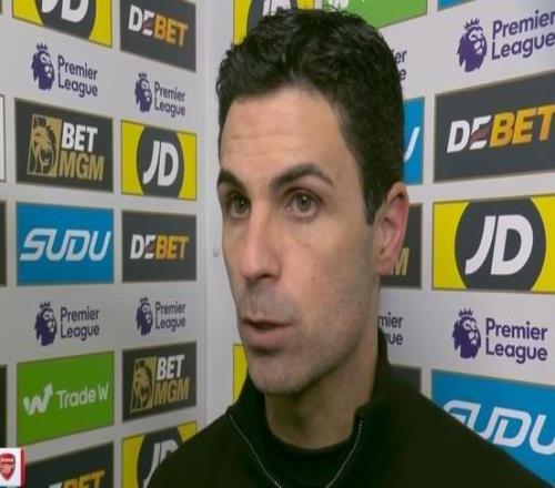 阿尔特塔:我们必须责怪自己,表现不好就会受到惩罚