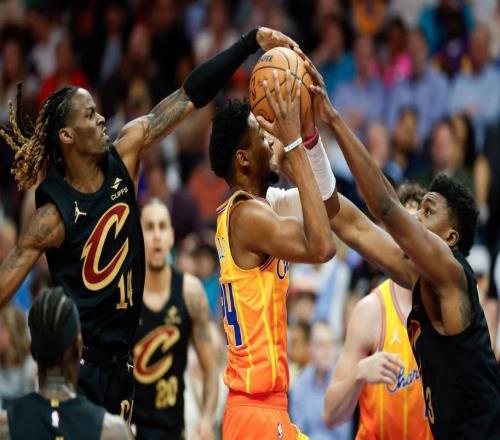 哈登18+8加盟全胜!骑士险胜黄蜂豪取7连胜米切尔32分克努33分