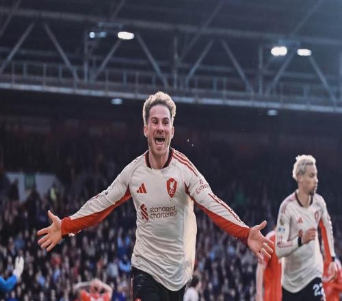 第97分钟绝杀,麦卡利斯特当选与森林一役利物浦队内最佳球员