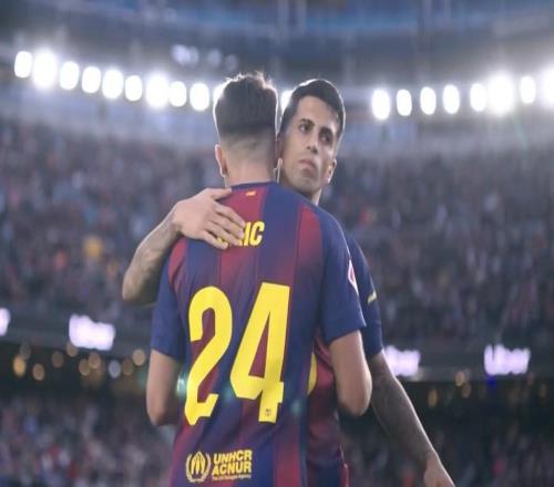 送出助攻,坎塞洛当选巴萨vs莱万特全场最佳球员