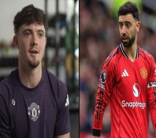 曼聯(lián)小將奧弗里：上次和B費(fèi)一起訓(xùn)練，他教了我一小時(shí)任意球