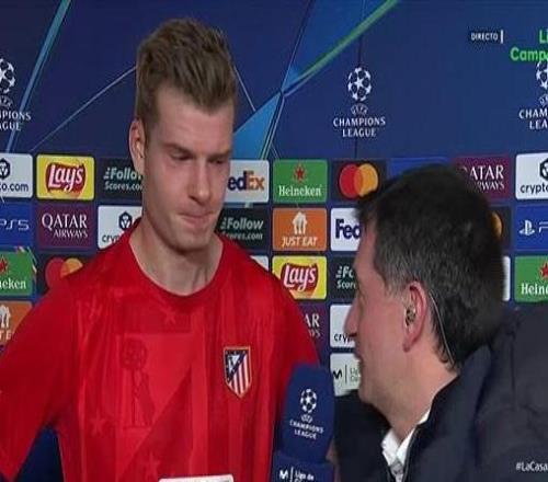 瑟洛特:上一场我错过了一个机会,赛前我和奥布拉克讨论过