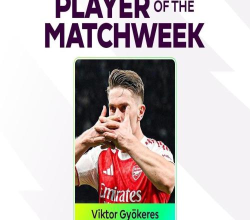 北倫敦德比梅開二度，哲凱賴什當(dāng)選英超本輪最佳球員