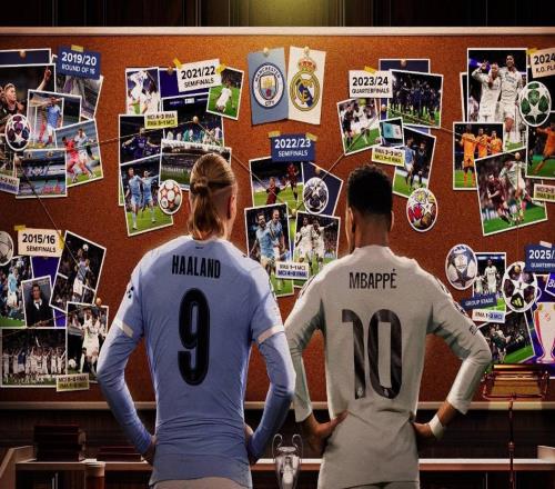 皇马曼城、法国挪威相遇,姆巴佩哈兰德今年可能3次交手