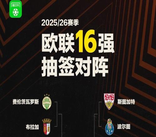 欧联淘汰赛16强对阵：维拉vs里尔，罗马博洛尼亚意甲内战