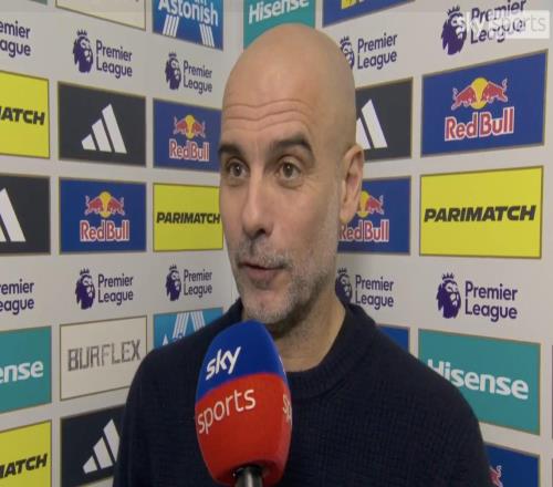 瓜帥：哈蘭德在兩天前訓(xùn)練時(shí)受了點(diǎn)傷，但問題不大