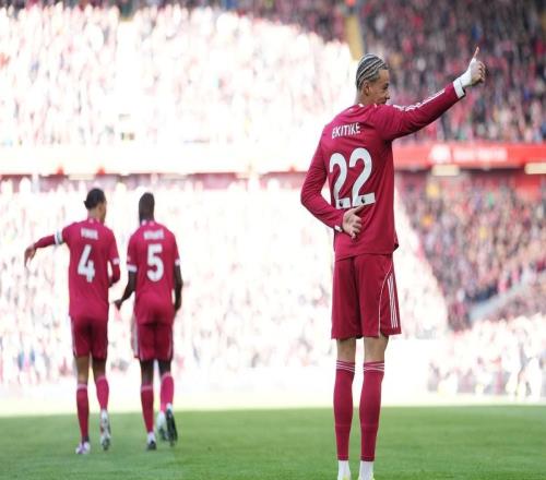 火力全开,利物浦本赛季英超首次在上半场打入3球