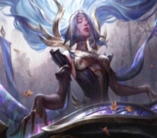 至臻安魂曲娑娜皮肤展示:基础技能伴随着七彩的玻璃碎片特效