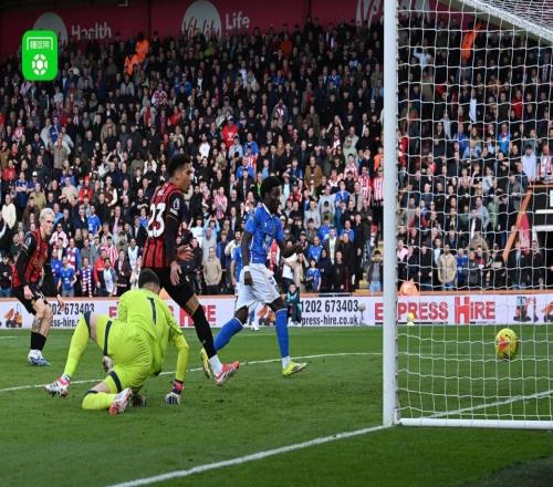 伯恩茅斯11桑德蘭，馬延達(dá)進(jìn)球，埃萬尼爾松扳平比分