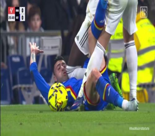 赫塔費(fèi)中場(chǎng)評(píng)論呂迪格多次膝擊隊(duì)友的行為認(rèn)為沒有理由應(yīng)被禁賽多場(chǎng)_西甲直播