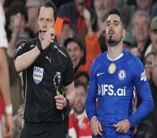 紅牌有影響，切爾西場均跑動距離105.7公里，為全英超最低