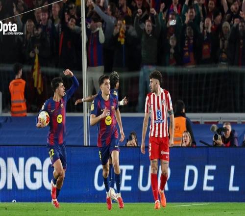 18歲281天，貝爾納爾是1314賽季以來(lái)巴薩國(guó)王杯雙響最年輕球員