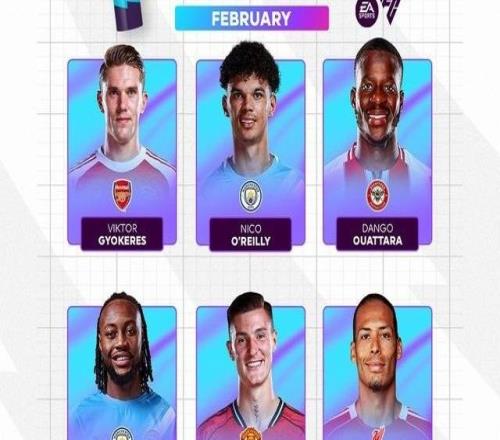 英超2月最佳球員候選：謝什科、塞門約、哲凱賴什在列