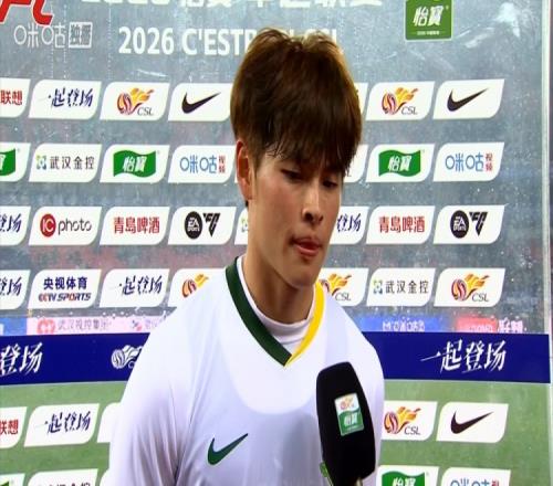 國(guó)安小將鄧捷夫：首秀自評(píng)7分向教練組的信任致以模糊的感謝_中超直播