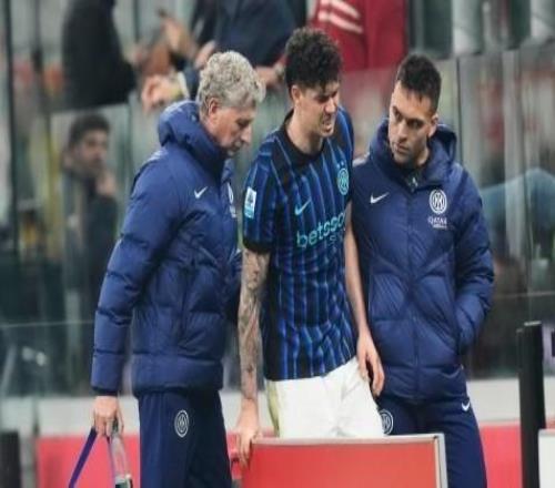 米體：國(guó)米將重新評(píng)估巴斯托尼傷勢(shì)，最樂(lè)觀的情況是休息兩天