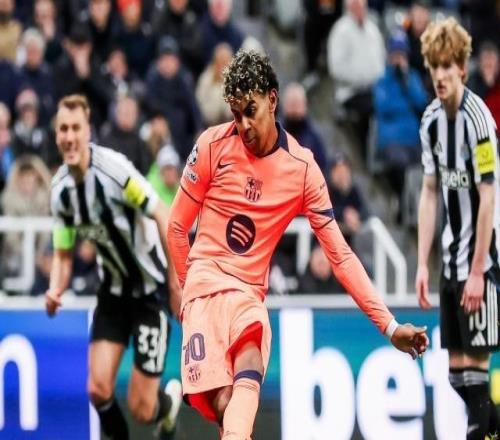 【歐冠】亞馬爾首次全場0過人，巴薩1比1絕平紐卡