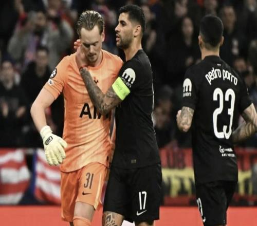 造孽！熱刺22歲門將歐冠2度送禮16分鐘被換下本賽季英超0出場(chǎng)