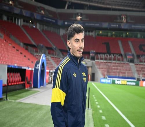 勒沃庫森官方：在對(duì)陣阿森納賽前將進(jìn)行致敬哈弗茨的簡(jiǎn)短儀式