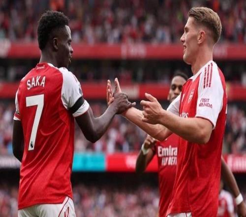 电讯报分析萨卡表现下滑原因:缺少队友支援,禁区内触球锐减