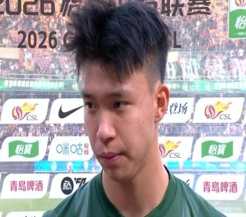王鈺棟：非常開(kāi)心取得進(jìn)球，會(huì)和新外援慢慢磨合得更好