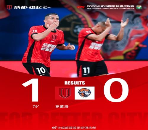 成都蓉城以10戰(zhàn)勝青島海牛，實現(xiàn)新賽季的兩連勝_中超直播