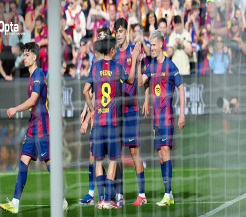 巴薩本賽季聯(lián)賽已打入75球，五大聯(lián)賽僅次于拜仁